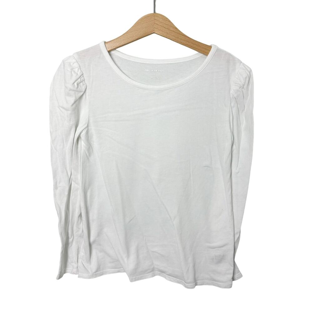 Something Navy White Top